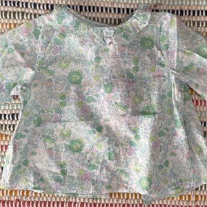 Jacadi Paris Baby Girl LongSleeve Blouse NWT - Size 6m